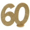Bordsdekoration 60 Glitter Guld