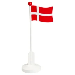 Bordsflag i Træ Danske flag