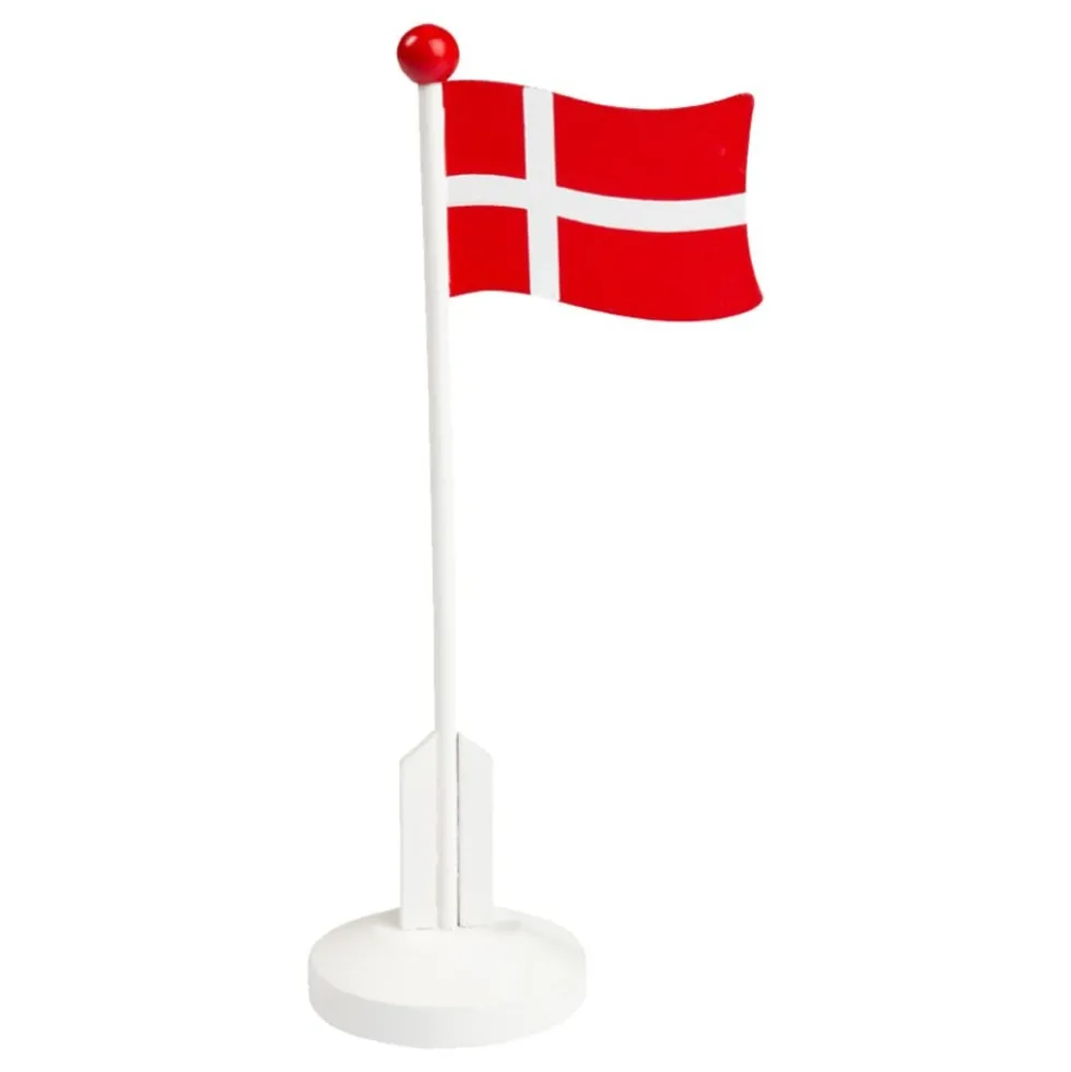 Bordsflag i Træ Danske flag