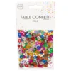 Bordskonfetti Tal 6 Farvemix Metallic