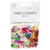 Bordskonfetti Tal 13 Farvemix Metallic