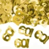 Bordskonfetti Tal 60 Guld Metallic
