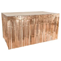 Bordskørt Metallic Roséguld