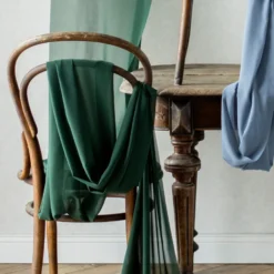 Bordsløber Chiffon Grøn