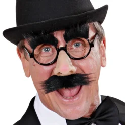 Briller med Næse og Moustache