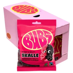 BUBS Hindbær Salty Lakrids Skalle Økonomipakke