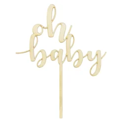 Cake Topper Oh Baby Træ