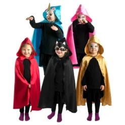 Capes med hætte flerpak til børn
