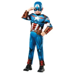 Captain America Børnekostume Deluxe