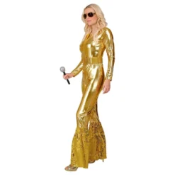 Catsuit Kostume Guld