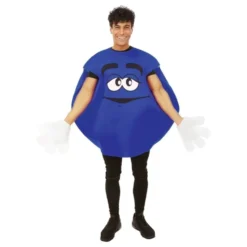 Chokoladelinse Blå Kostume