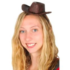 Cowboyhat Brun Mini