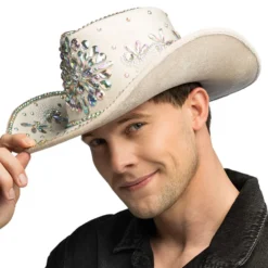Cowboyhat Crystal Beige