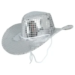 Cowboyhat Disco Sølv