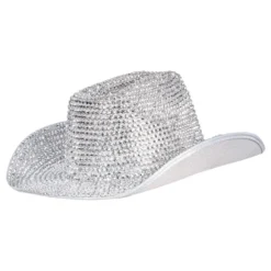 Cowboyhat med Sten i Sølv