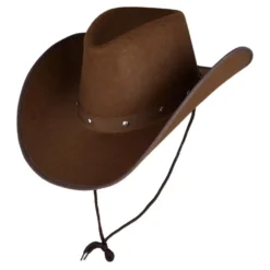 Cowboyhat Mørkebrun
