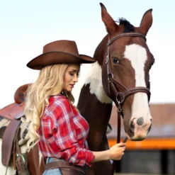 Cowboyhat Rodeo Brun