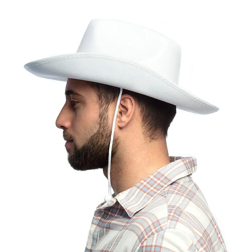 Cowboyhat Rodeo Hvid