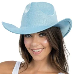 Cowboyhat Skinnende Blå