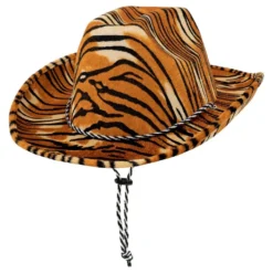 Cowboyhat Tigermønstret