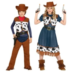 Cowgirl Børnekostume
