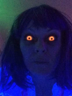 Crazylinser UV Rød/Lyserød