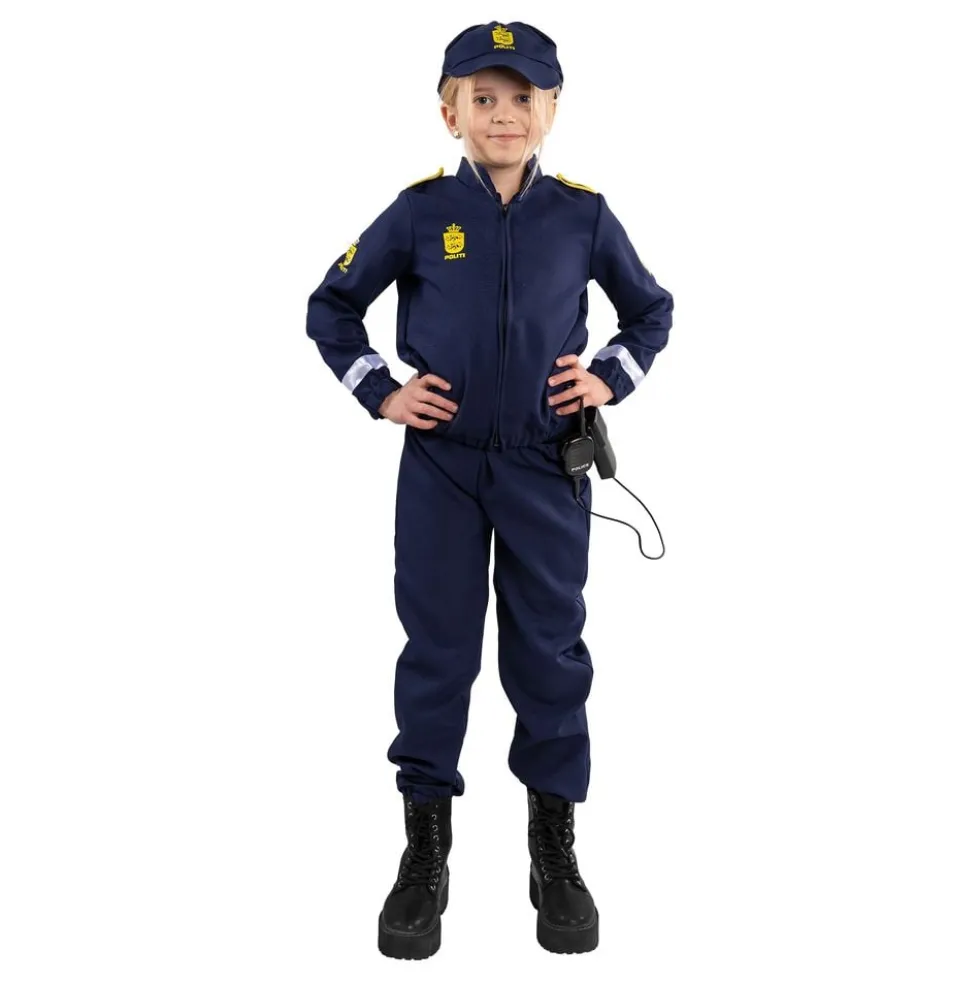 Dansk Politi Børnekostume