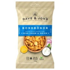 Dave & Jons Ristede Hestebønner Sour Cream & Onion