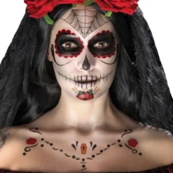 Day of the Dead Ansigtstatoveringer