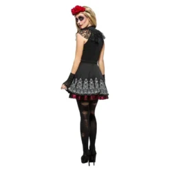Day of the Dead Kjole Kostume