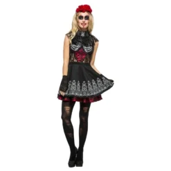 Day of the Dead Kjole Kostume