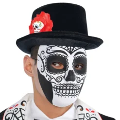 Day of the Dead Sort/Hvid Maske