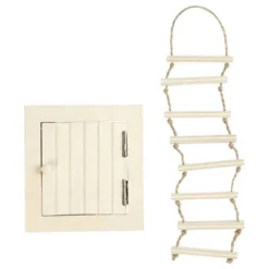 DIY Nissedør Loftslem med Rebstige