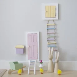 DIY Nissedør Loftslem med Rebstige