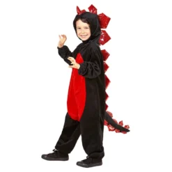 Drage Sort Børnekostume