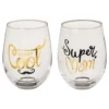 Drikkeglas Super Mom & Daddy Cool