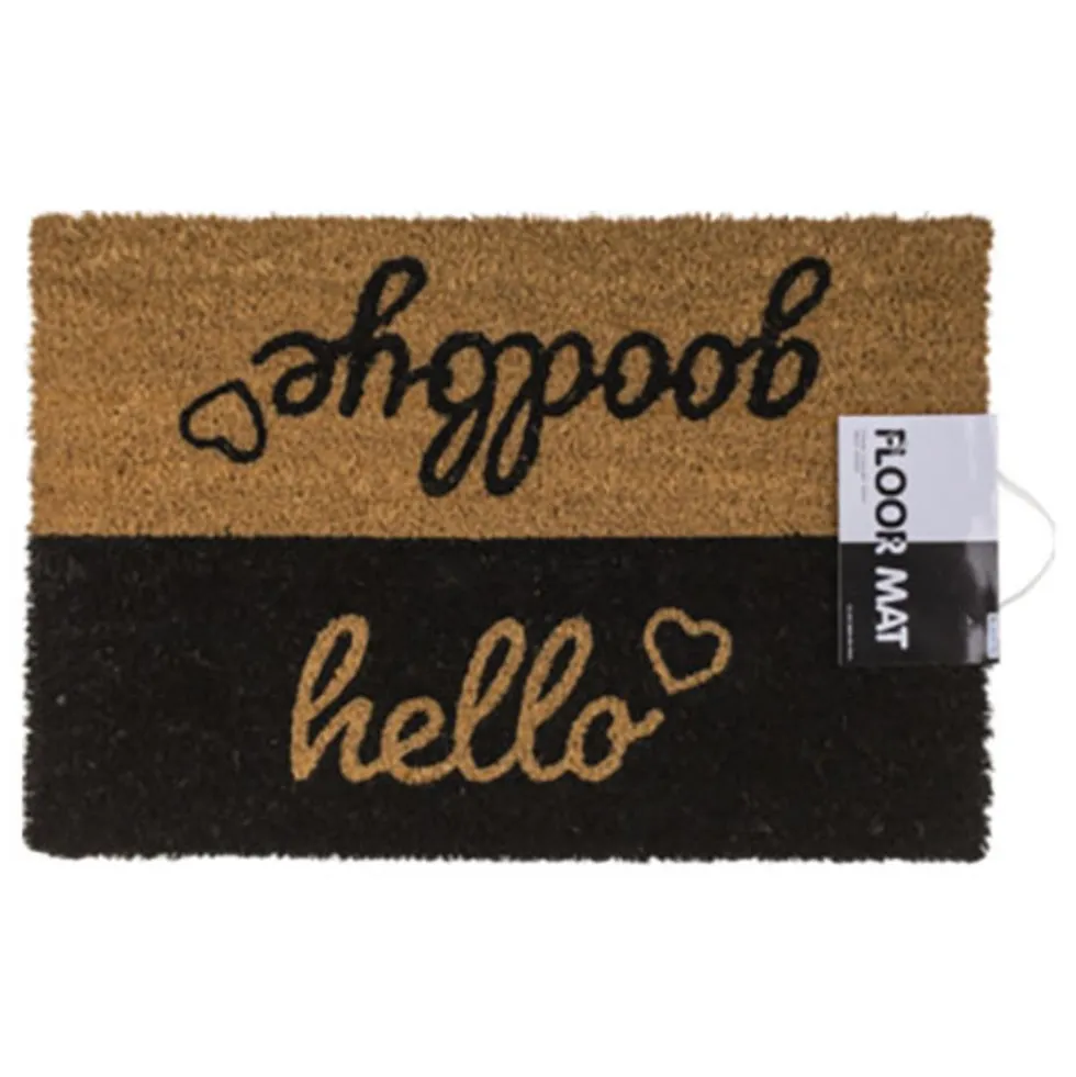 Dørmåtte Hello Goodbye