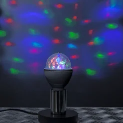 E27 Discokugle Flerfarvet