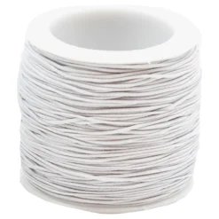 Elastisk Elastik på Rulle Hvid