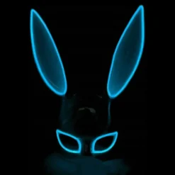 EL Wire Kanin LED Maske
