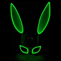 EL Wire Kanin LED Maske