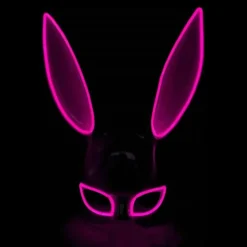 EL Wire Kanin LED Maske