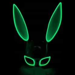 EL Wire Kanin LED Maske