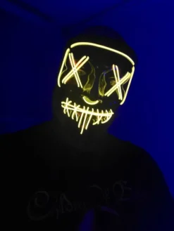El Wire Purge LED Maske
