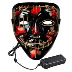 El Wire Purge 2 LED Maske