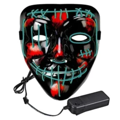 El Wire Purge 2 LED Maske