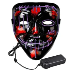 El Wire Purge 2 LED Maske