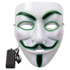 EL Wire V For Vendetta LED Maske