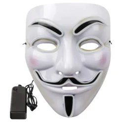 EL Wire V For Vendetta LED Maske
