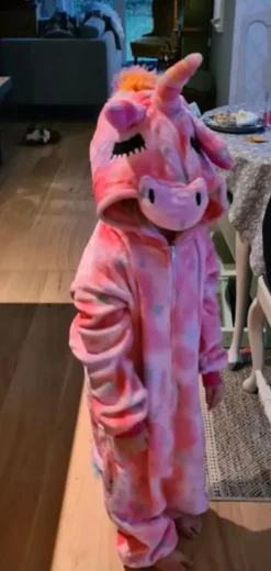 Enhjørning Børnekostume